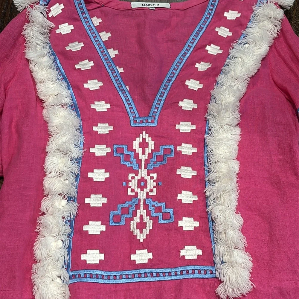 MARCH ll 100% Linen Tunic - Picture 4 of 6